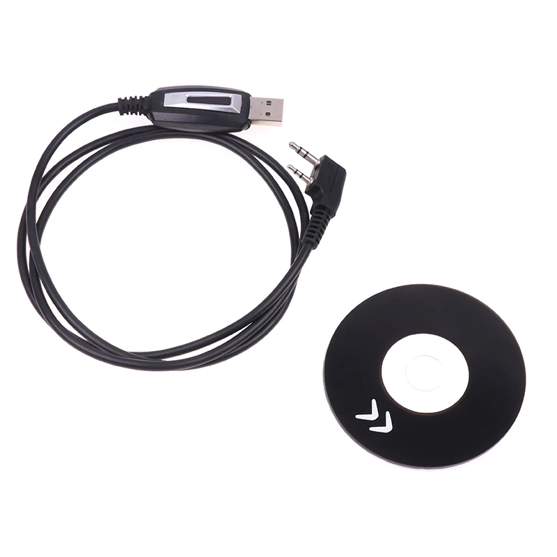 

USB Programming Cable With Driver CD For UV-5RE UV-5R Pofung UV 5R Two Way Radio Walkie Talkie