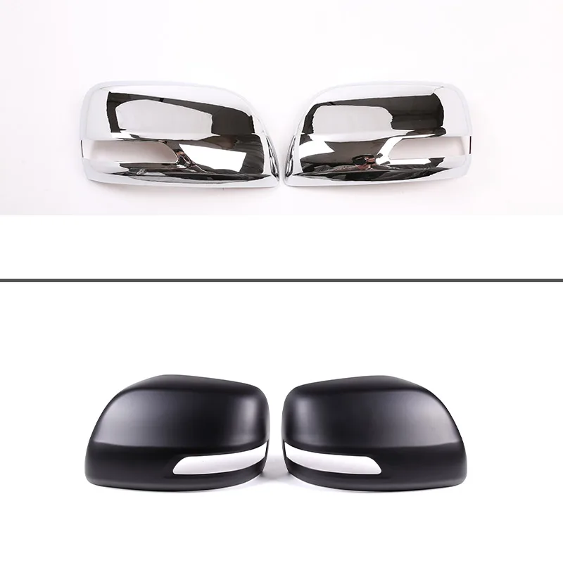 For Toyota Land Cruiser Prado FJ150 150 2010-2019 ABS Chrome Side Rearview Mirror Cap Cover Trim Accessories