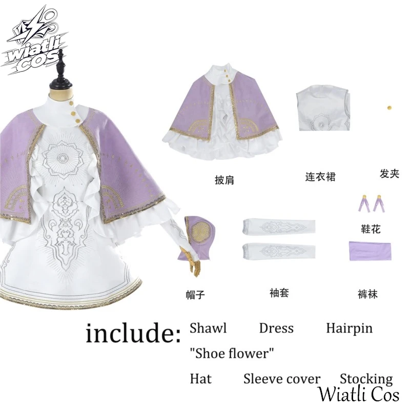 Ingrid Cosplay Costume Game Street Fighter 6 Loli Grandma Outfit Ingrid Cosplay Wig Women Halloween Party Roleplay Clothes view 6