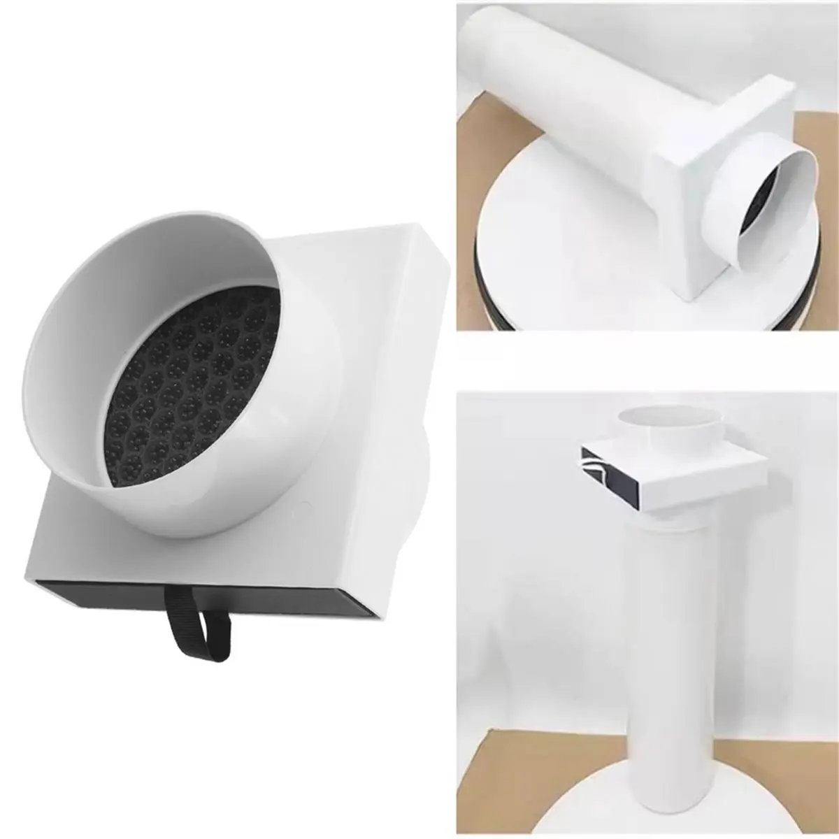 Image of newA10R Hocheffizienter HEPA-Kanal-Luftfilter für Heimwerker, Passend für PVC- & PE-Rohre 160mm