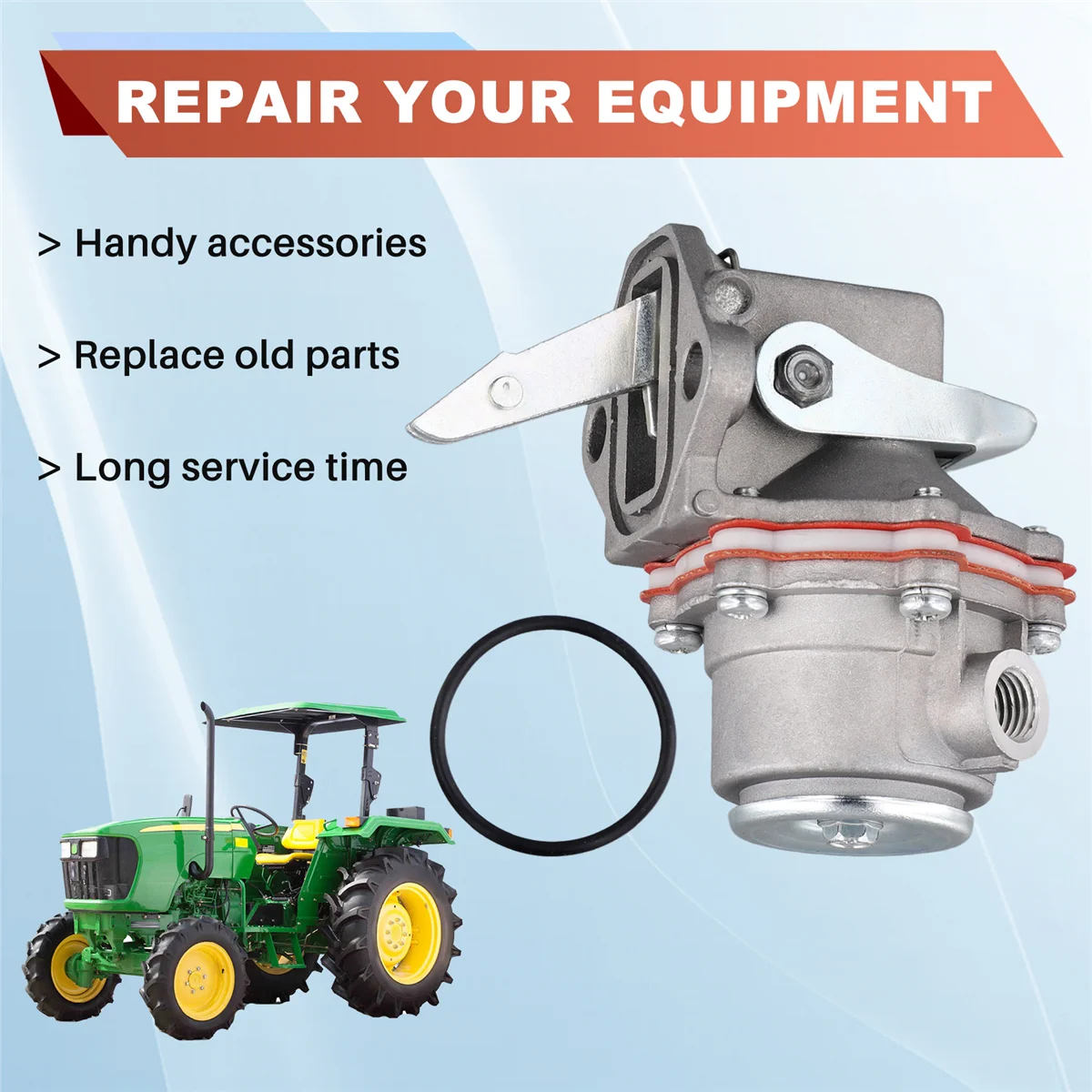 การใช้ปั๊ม 72093848 สําหรับ Allis Chalmers 5040 5045 5050 ยาว 2260 2360 2460 กรณี JX55 JX60 JX70 924-105 973-779 995-150