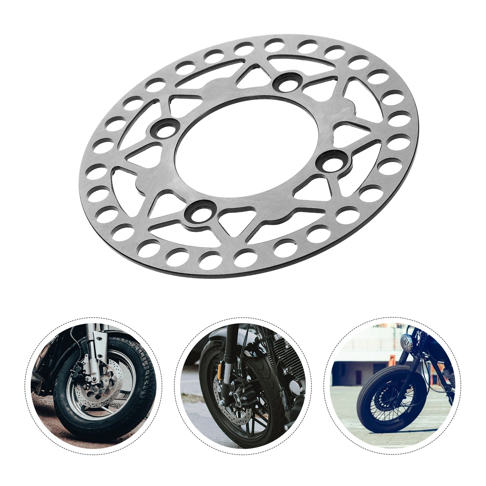 Brake Disc Pit Bike Metal Rear Atv Front Go Kart Part Motocross before and after Replacement