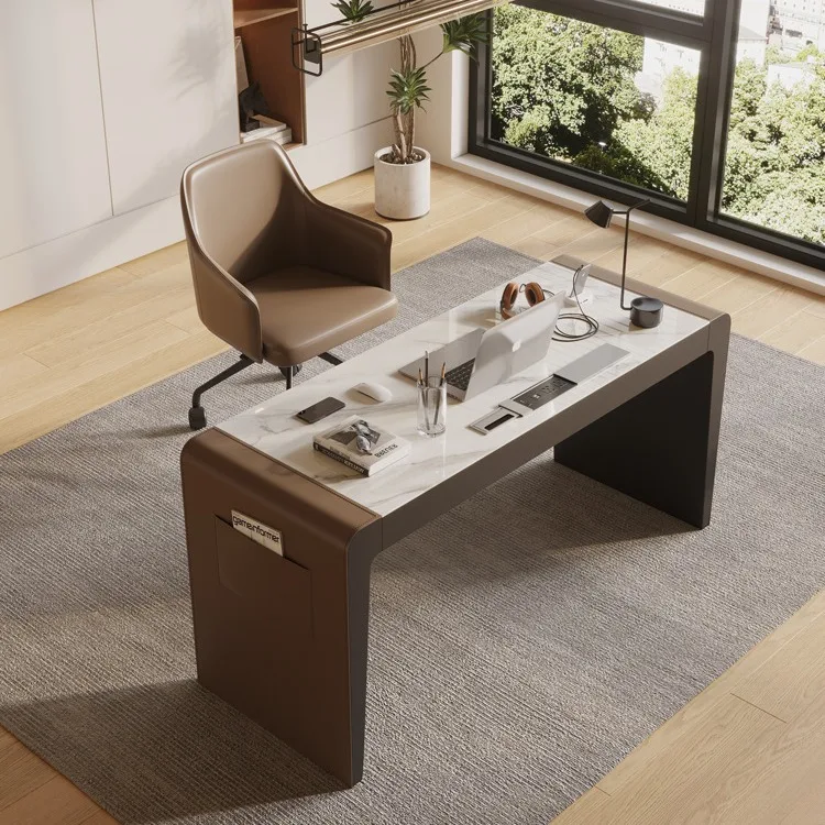 Office Desk Modern Minimalist Luxury Home Living Easy Assembly Sturdy Durable Premium Quality Stable Construction Heavy Duty