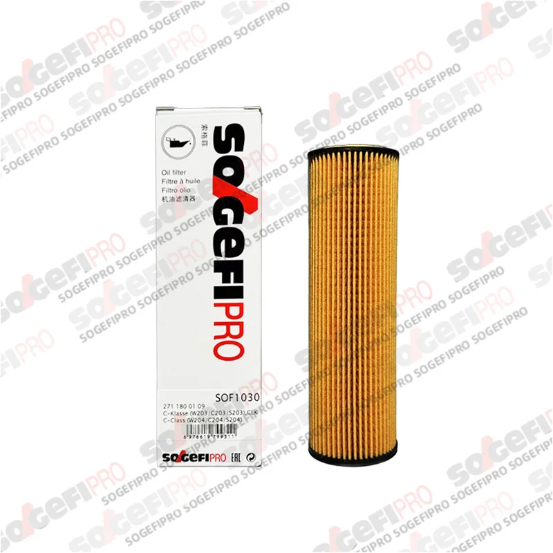 

For Mercedes-Benz C180 C200 C220 C230 1.8 CLC GLK200 E200 SLK200 SPRINTER 3-t Bus 3 5-t 5-t 1.8 SOGEFIPRO Oil Filter SOF1030