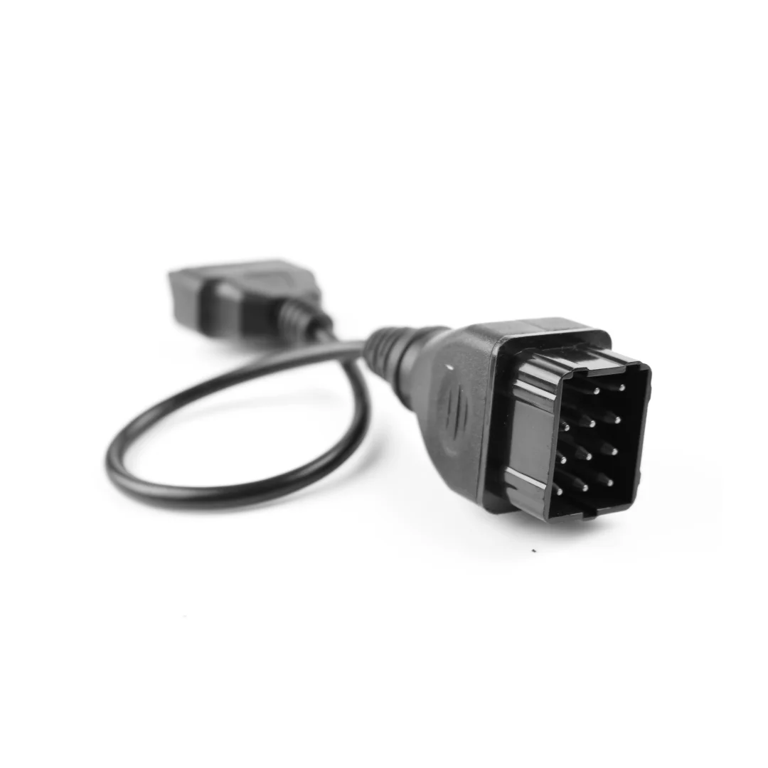 for Renault 12Pin Male To OBD OBD2 OBDII DLC 16 Pin 16Pin Female for Renault 12pin Cable Female Connector Adapter OBD2 Line