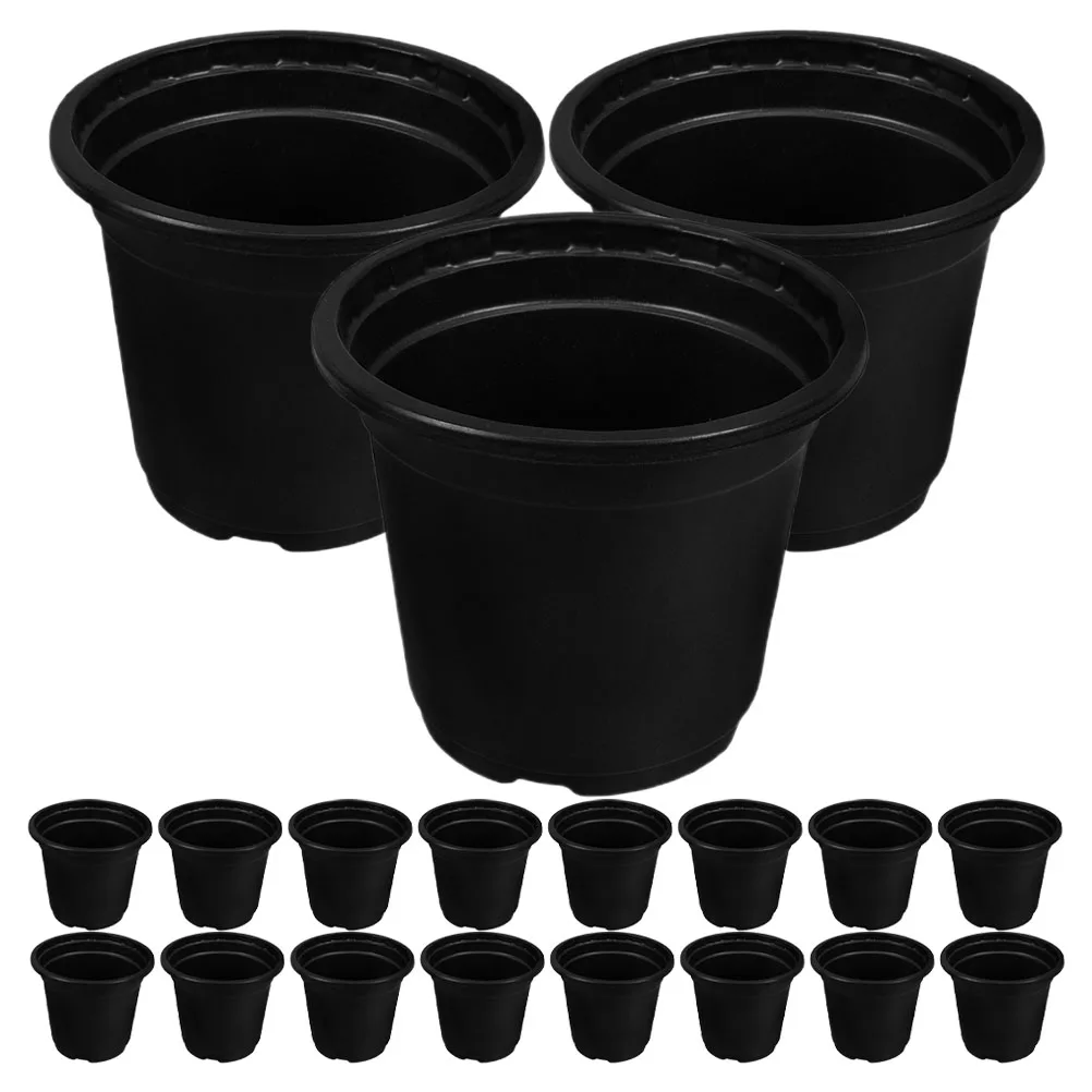 

50pcs Plastic Nursery Pots For Plants Small Nursery Pots With Drainage Seedling Pots And Large Plant Pots For Indoor Outdoor Use