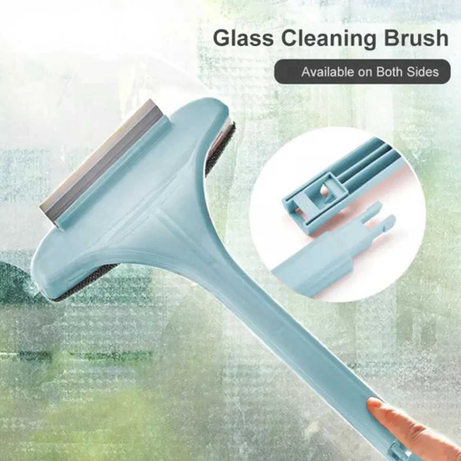 Window Screen Cleaning Brush Mesh Cleaner Double Side Wet Dry Dual Glass Washer Supplies Dust Car Household Product Scraper Tool