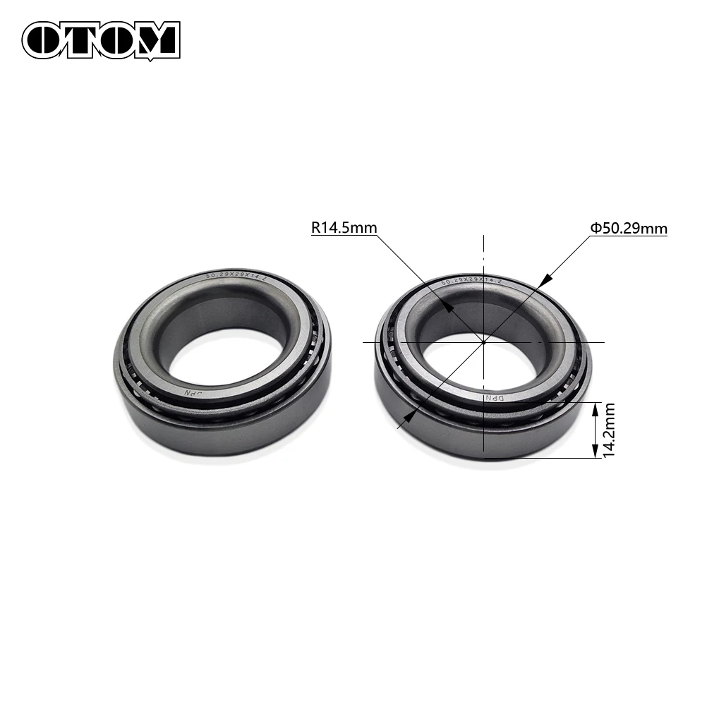 OTOM 22-1026 Motorcycle Steering Stem Bearing Directional Column Bearing Nut For KTM 125-500 SX/SXF XC/XCW EXC/EXCF Dirt Bikes