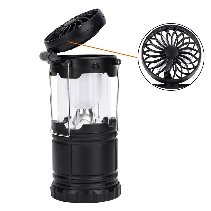 Outdoor Portable Horse Lantern Fan Camping Light Outdoor Indoor LED Camping Tent Multifunctional Portable Stretch Light