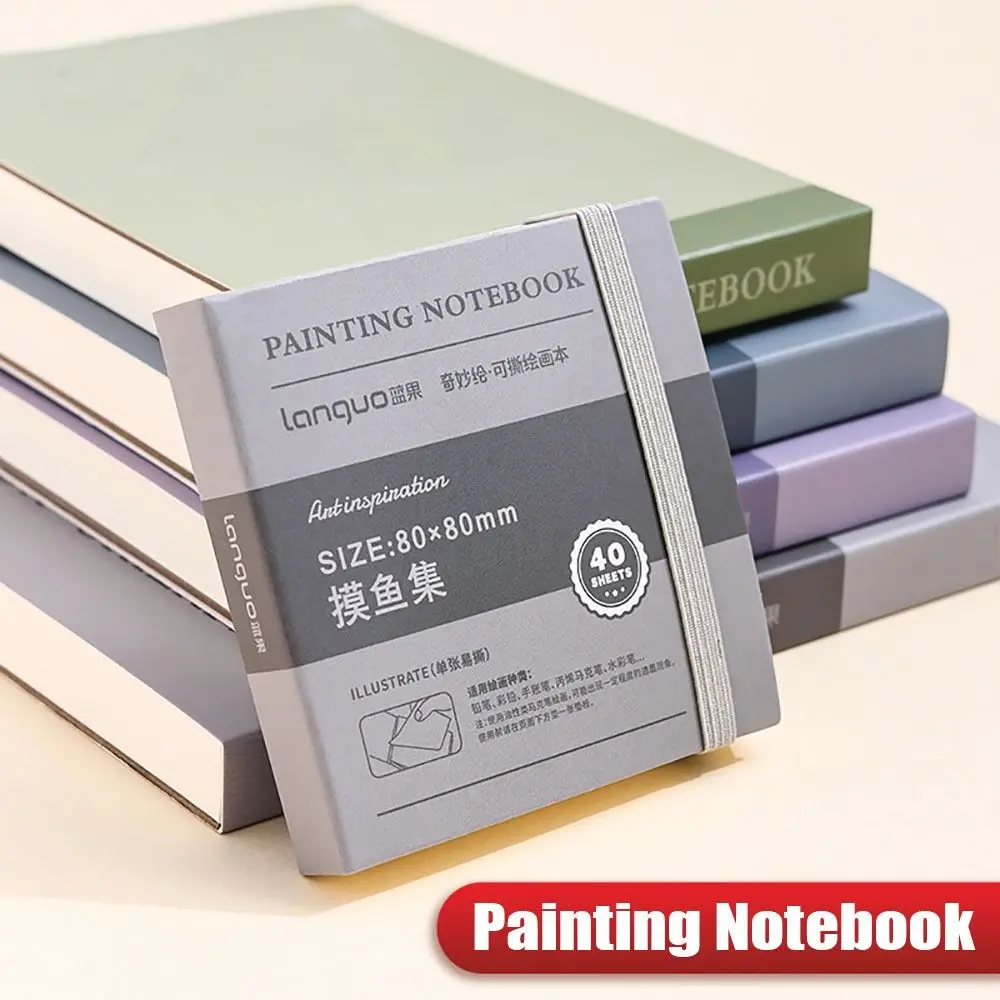 

Small Tearable Paint Book Art Supplies Inspiration Record Draw Book Portable Notebook