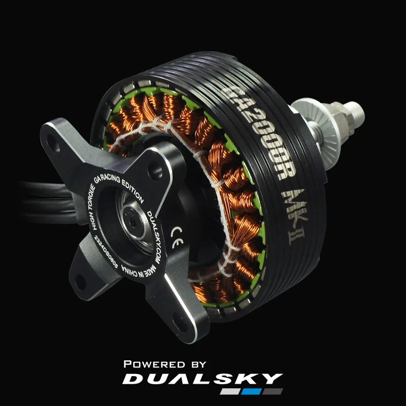 Dualsky GA2000R MKII 230KV 405KV 465kV Fixed wing Aircraft Brushless motor suitable for 90E-110E level 20cc gasoline engine