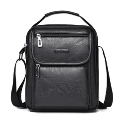 Men One Shoulder Cross body Bag Handbag Business Briefcases Casual Laptop Retro Office Male Tote Top Handle Messenger Bag