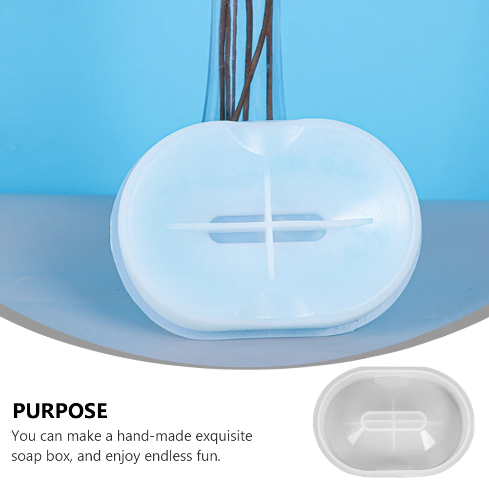 

Soap Boxes Mold Molds DIY Handmade Crystal Epoxy Silicon White Silica Gel Resin Casting