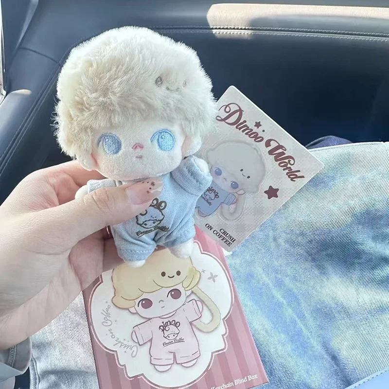 

POP MART DIMOO Crush on Coffee Series-Soft-faced Keychain Trendy Mystery Box Anime Action Figure Model Ornament