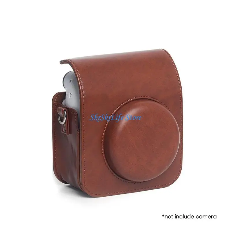 

E65E Lightweight Camera Shoulder Crossbody Bag Shoulder Strap Buckle Large Capacity Camera PU Bags for Mini12 Camera