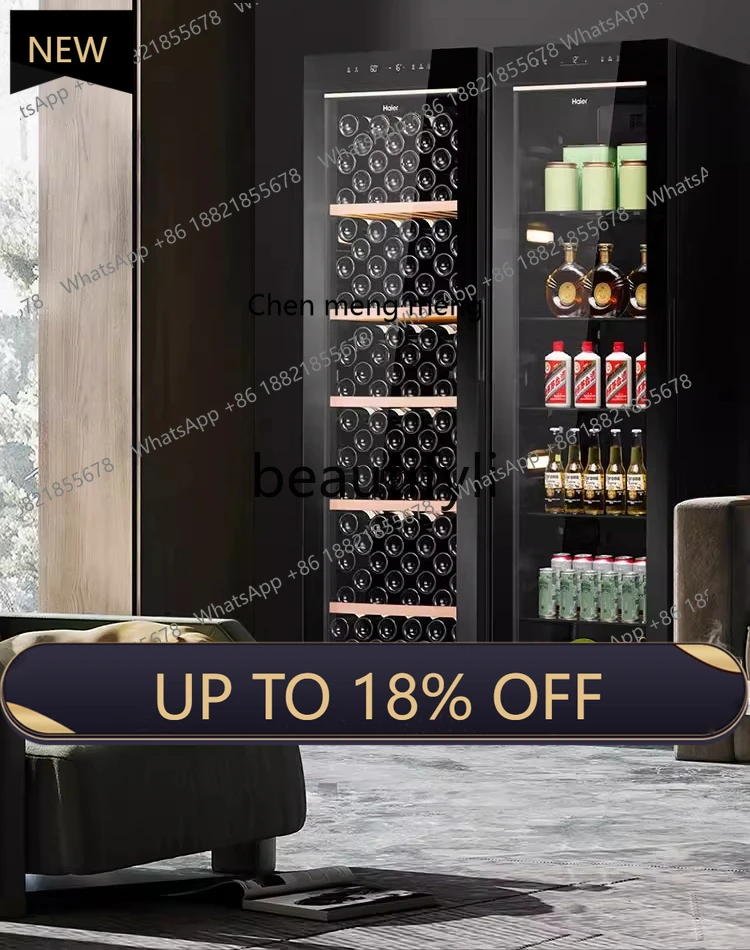 

New arrive New Ice bar wine cabinet combination, small refrigerated and fresh-keeping, beverage fruit living room display cabin