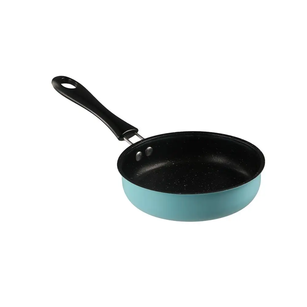 Cookware 12cm Mini Non-stick Pan Long Handle Professional Fry Egg Pan with Anti-stick Coating Lightweight Omelette Pot Baby Food