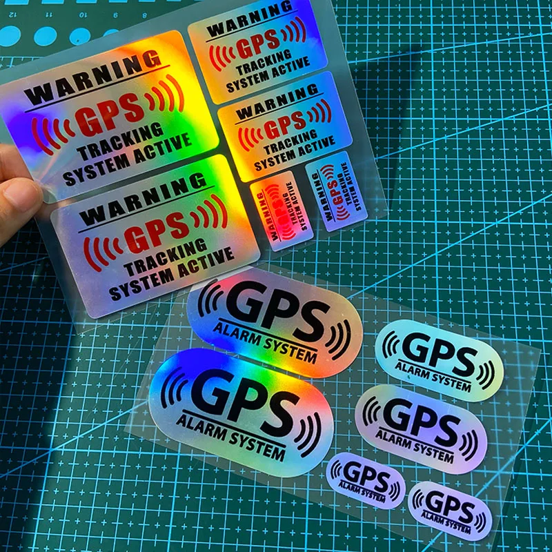 Moto Side Panel Sticker GPS Laser Waterproof Vinyl Decals Car Rear Window E Scooter Fairing Decoration Accessories