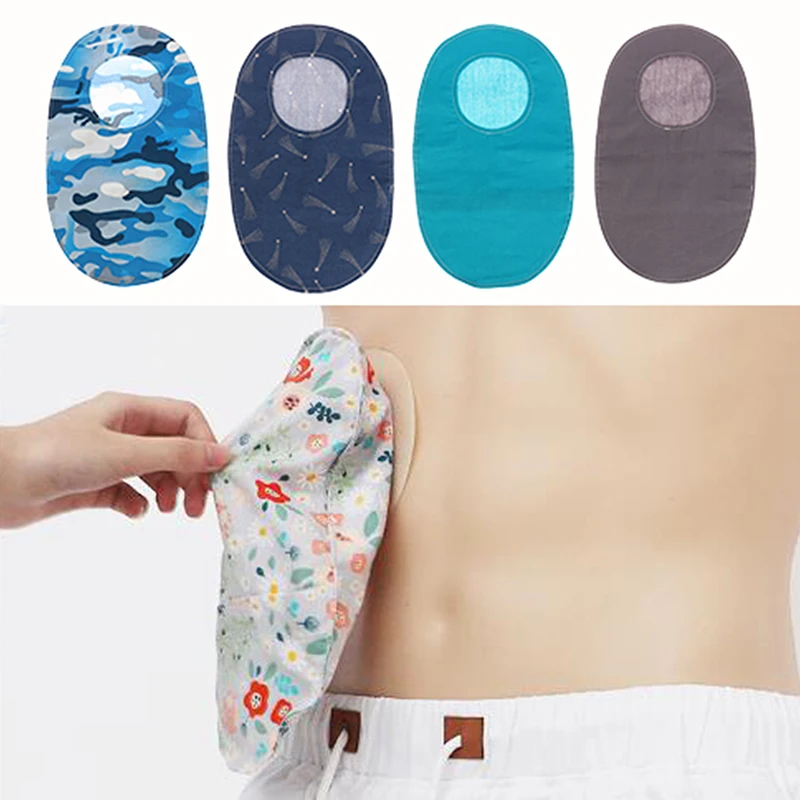 

1Pcs Ostomy Bag Protective Cover Drainage Bag Cover Beautiful And Not Awkward Breathable Cotton Easy To Install Water Resistant