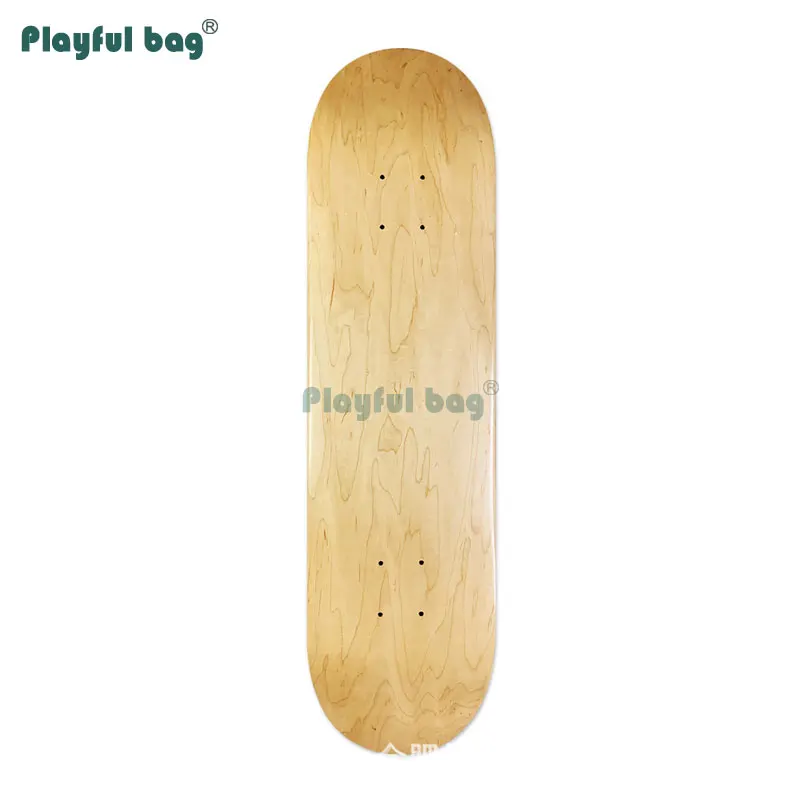 Speelse Tas 80X20Cm Esdoorn Skateboard Deck Beginners Borstel Straat Skateboard Hout Board Accessoire Diy AMB192