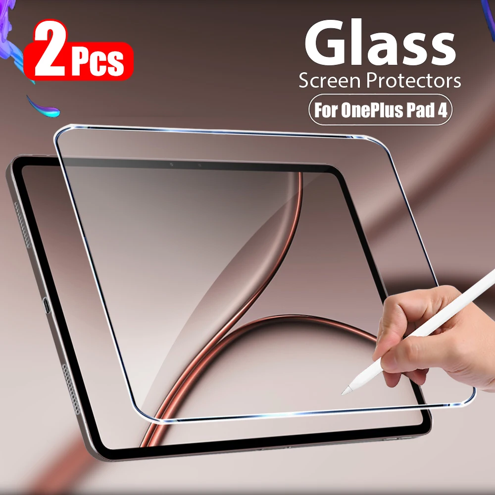 2 Stück gehärtetes Glas Displayschutzfolie für OnePlus Pad 4 13.2 9H Film