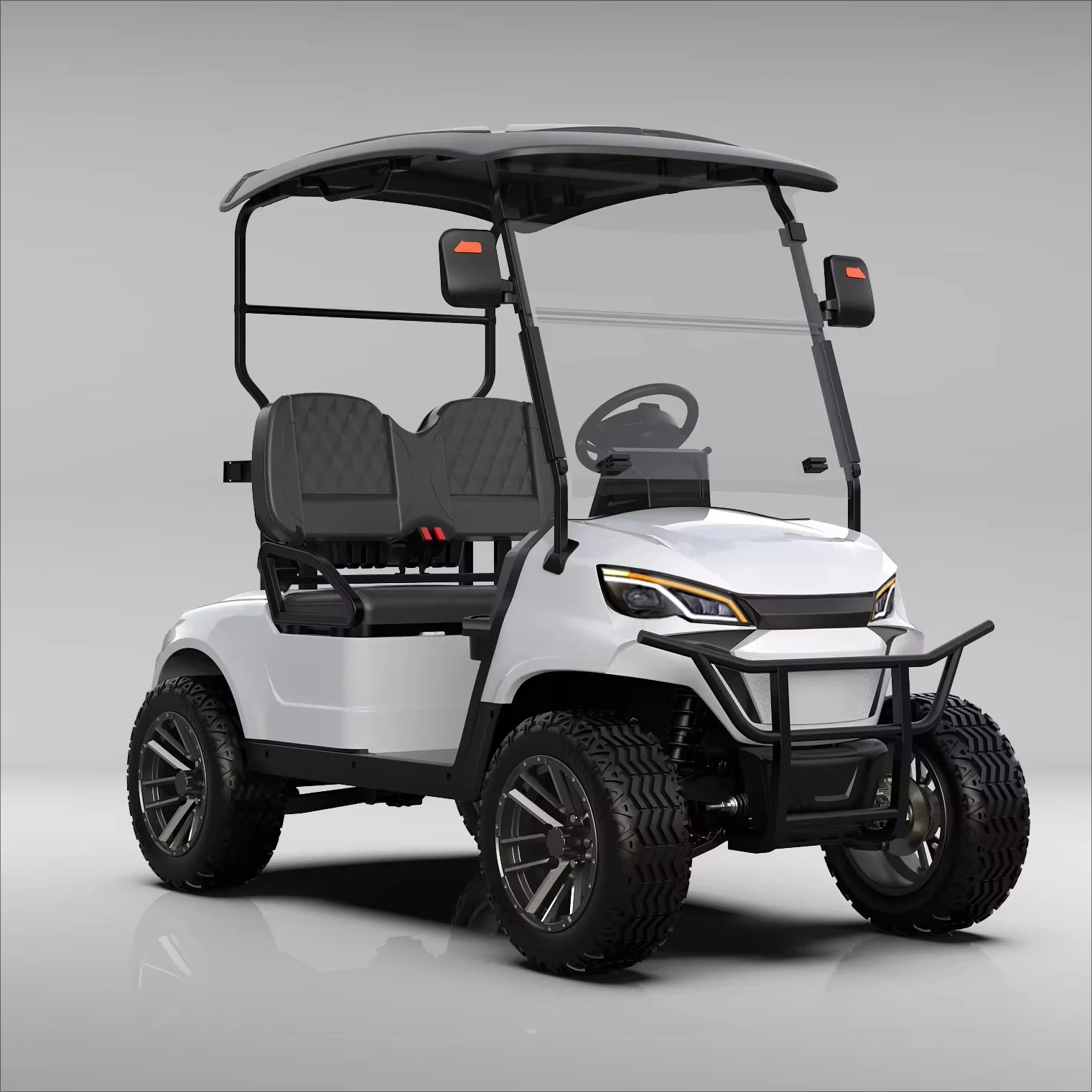 

Mini electric golf cart, 2-seat capacity 5kw motor ce certified price includes golf cart accessories