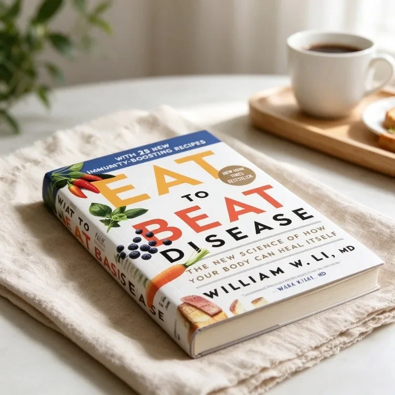 Eat to Beat Disease English Paperback for Nutrition Lovers,Body Self-Healing Science Book,25 Boost Immunity RecipesFree Shipping