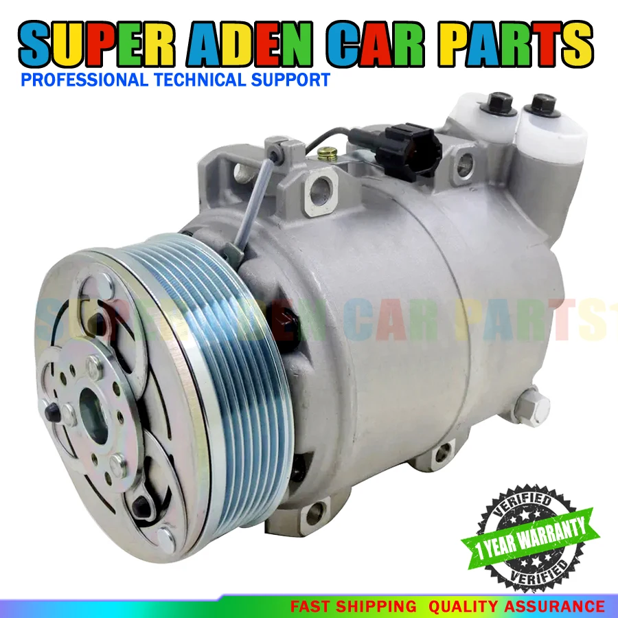 Compresor de Aire Acondicionado para Nissan Caravan/URVAN E25 DIÉSEL/NV350, DKS17D 92600-VZ20P 92600-VZ20A 5060123040 92600V-VZ00B 92600-VZ00A