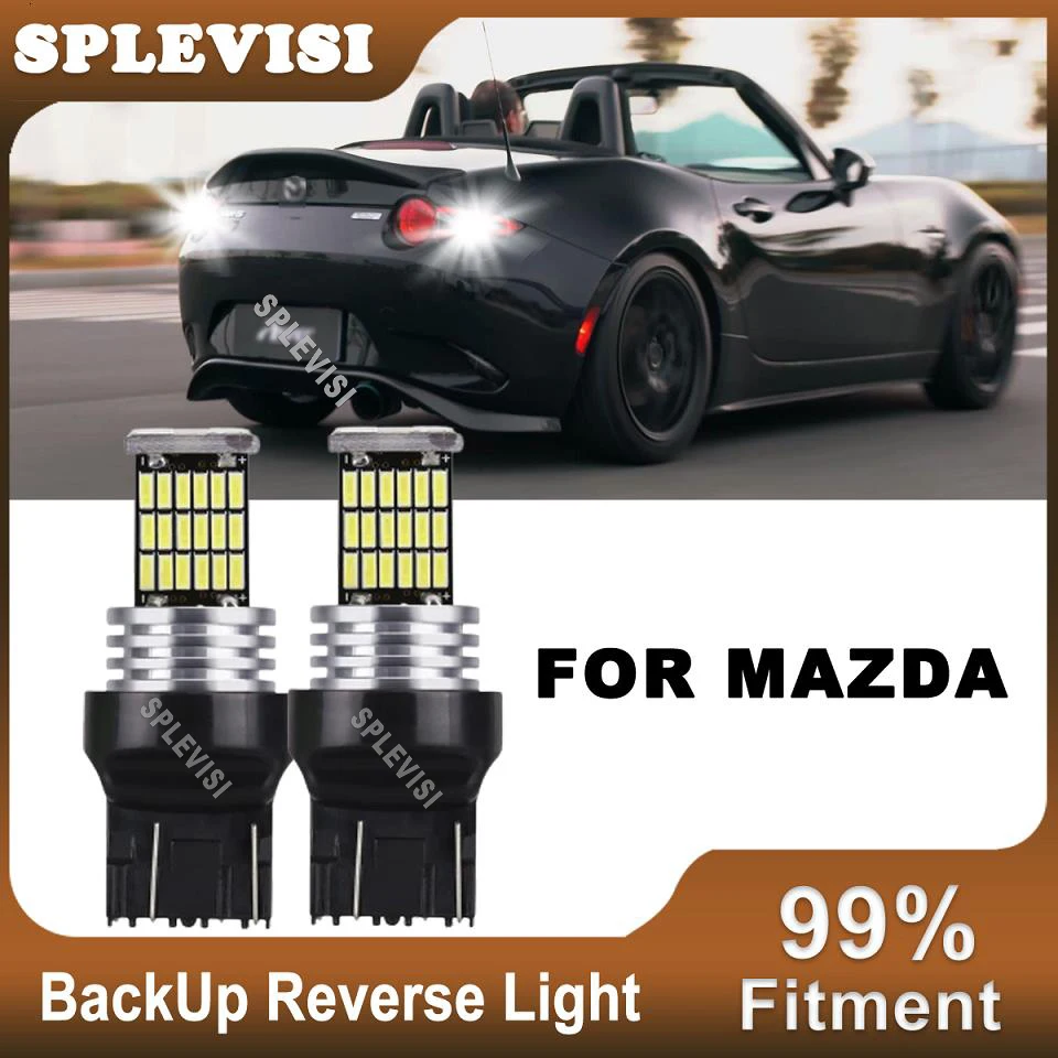 

Reverse Light 7440 7443 For Mazda 3 BK BL BM BN 5 6 GH GJ CX-7 ER CX-9 TB MX-5 NB ND RX-8 SE FE Accessories Canbus LED Lamp