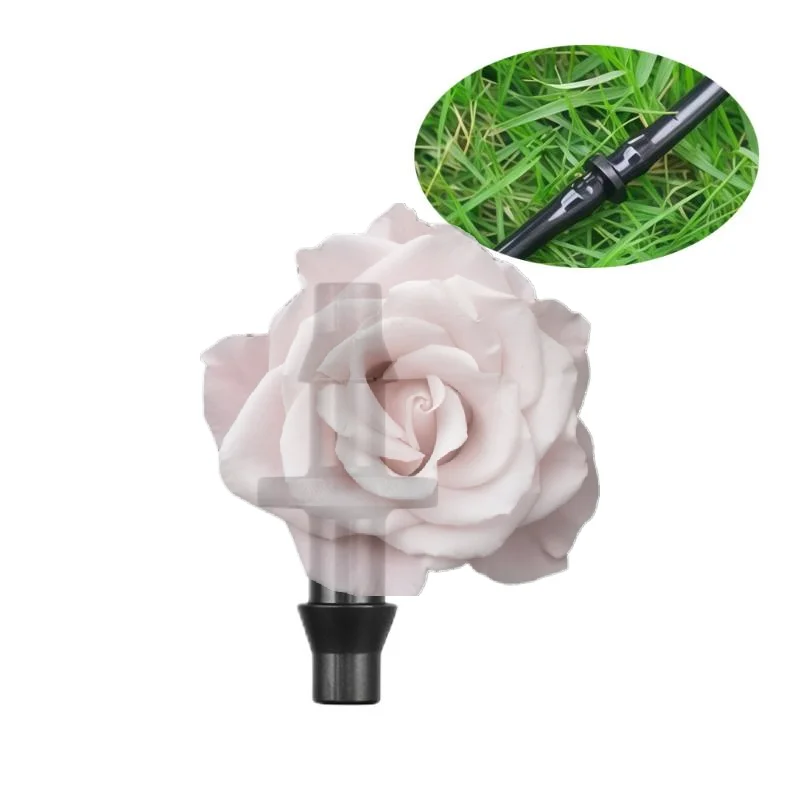 Popular 50Pcs Drip Irrigation Hose Connectors 4/7 Double Hook Tool Free Install for Garden Landscaping Small Farm Irrigation