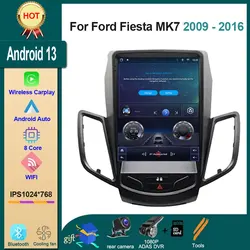 Android OS 9.7 '' For Ford Fiesta MK7 2009 - 2016 Car Video Player GPS Navigation Multimedia Auto motiva Wireless Carplay Tools
