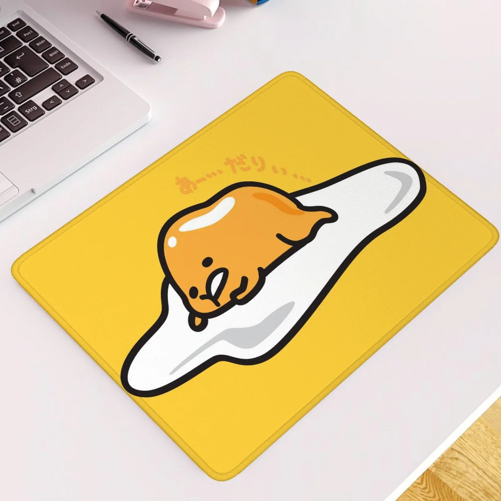 Gaming Laptop Small Gudetama Anime Mouse Pad Mousepad Company Pc Gamer Girl Desk Accessories Game Mats Table Mat Mause Computer