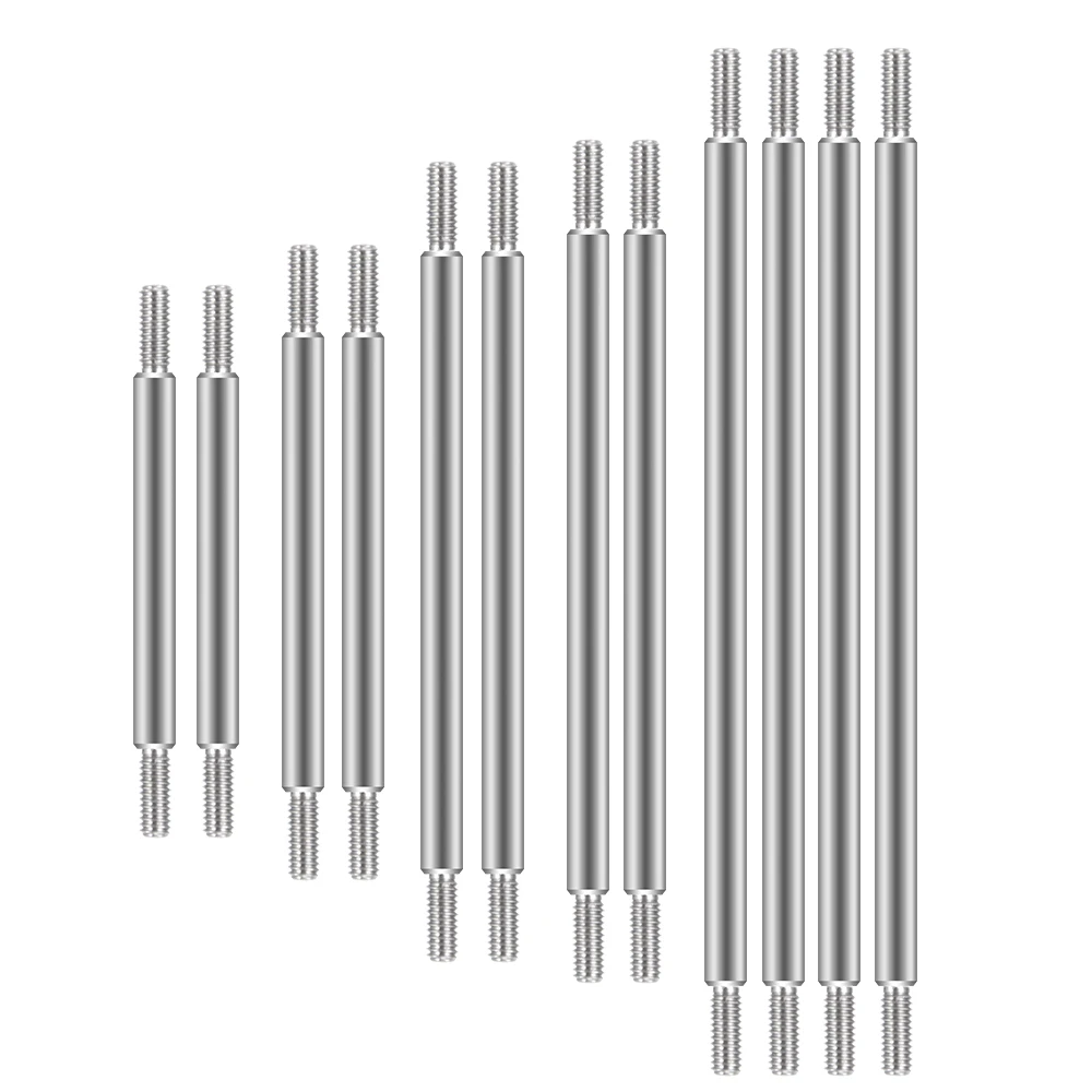 AXSPEED 스테인리스 스틸 링크 로드 섀시 서스펜션 링키지, 1/10 RC 크롤러 자동차 TRX6 업그레이드 부품