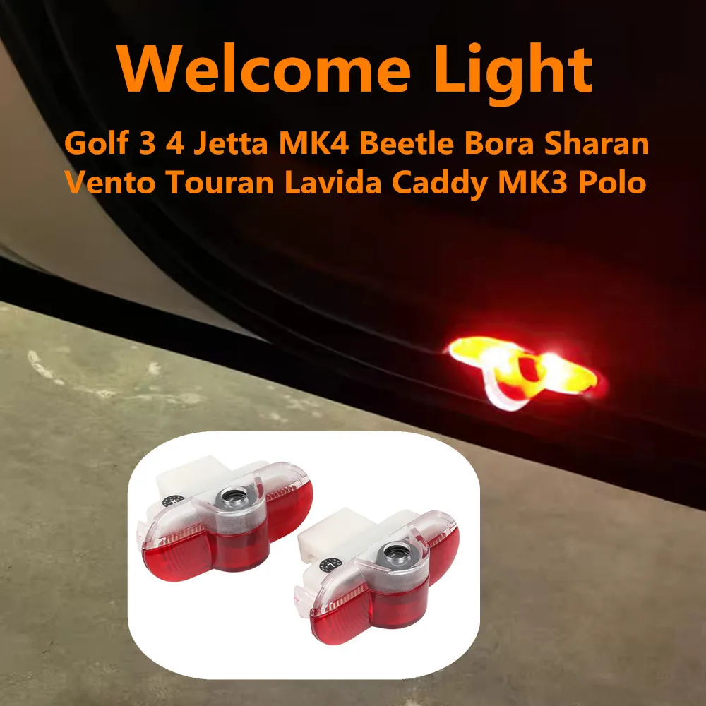 

Новые светодиодные проекционные фонари для дверей автомобиля (подсветка с логотипом) для VW Golf 3 4, Jetta MK4, Caddy, Beetle, Bora, Touran, Polo. Аксессуары.