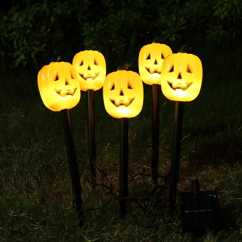 Y2k Solar leuchten im Freien Halloween Lampe führte Garten wasserdichte Landschaft Weihnachten Kürbis Lichter Lampen nach Hause Balkon 013