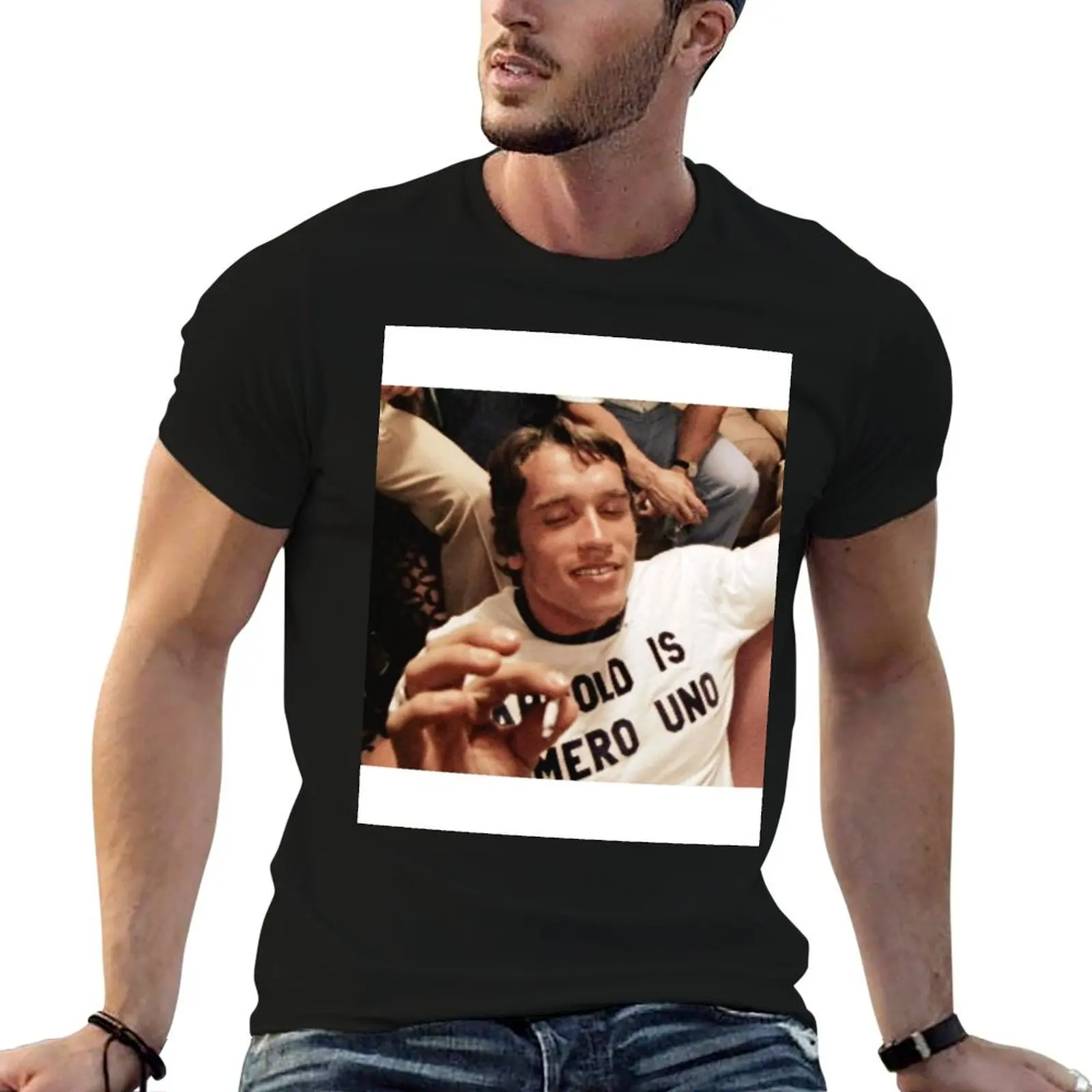 

Uno Is Iconic percent t for T-Shirt graphic man t 100 cotton shirts Arnold man Numero for shirt