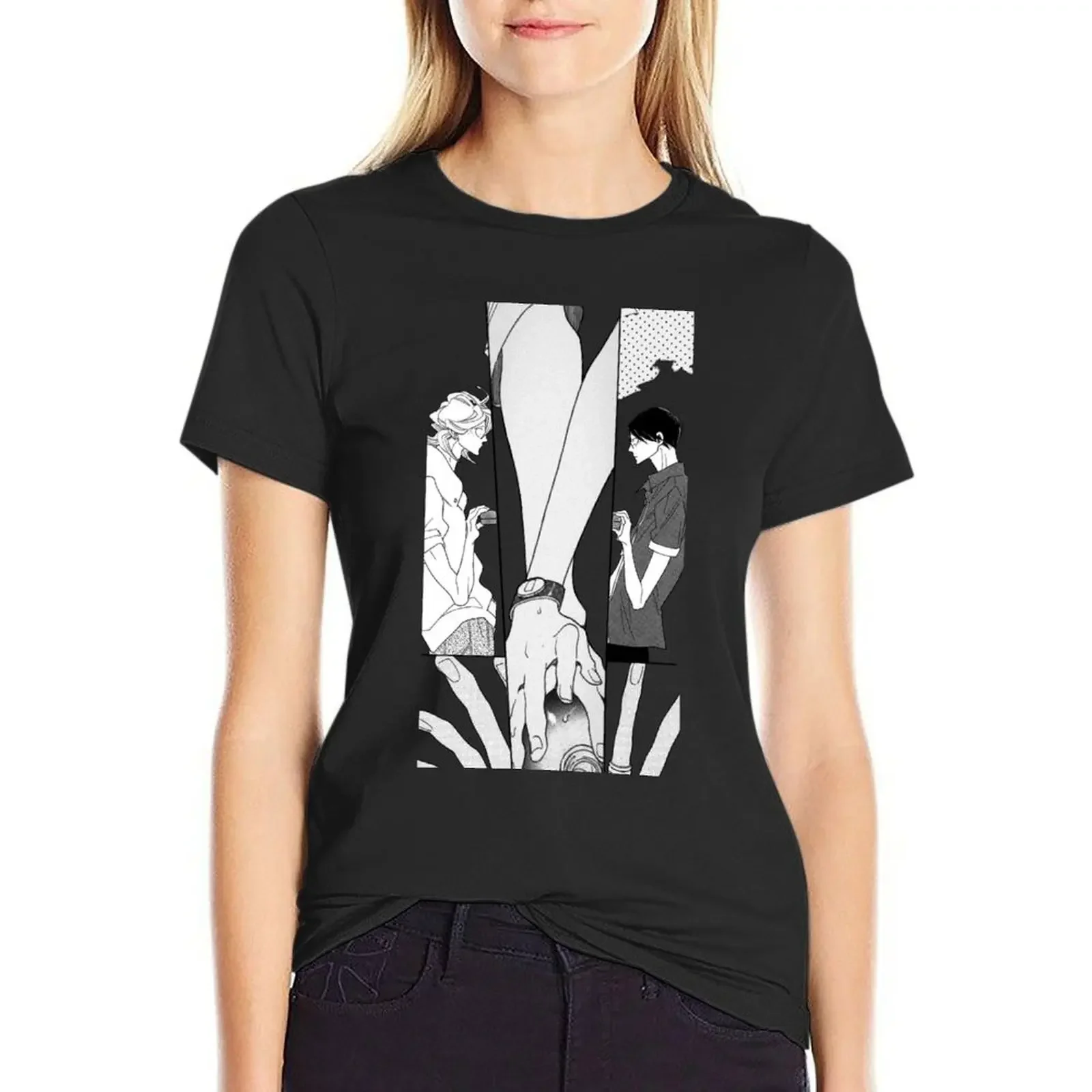 

Doukyuusei manga T-Shirt female aesthetic clothes Woman fashion