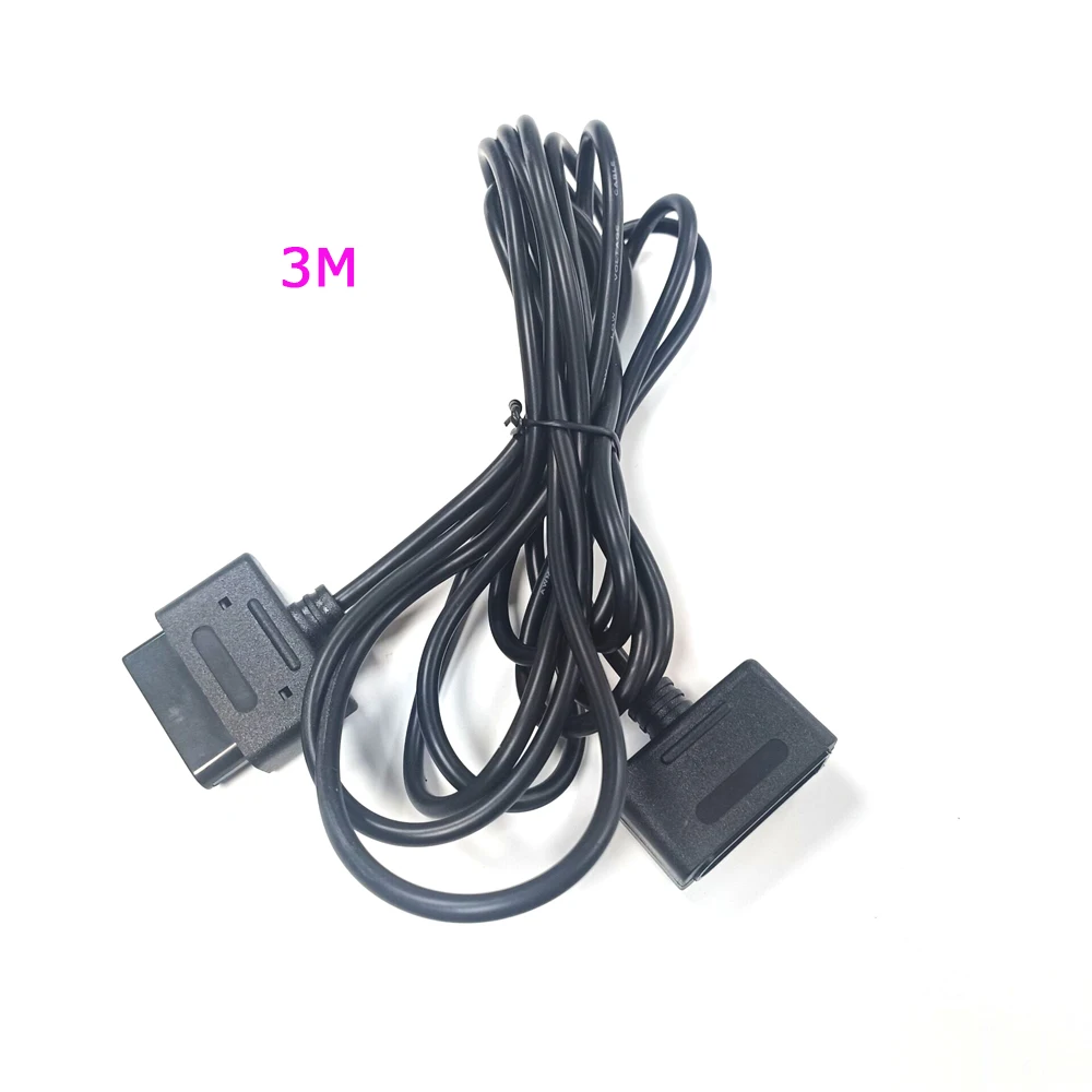 100PCS 3Meter Game Controller  Extension Cable for SNES 16 Bit Controller wired  3M