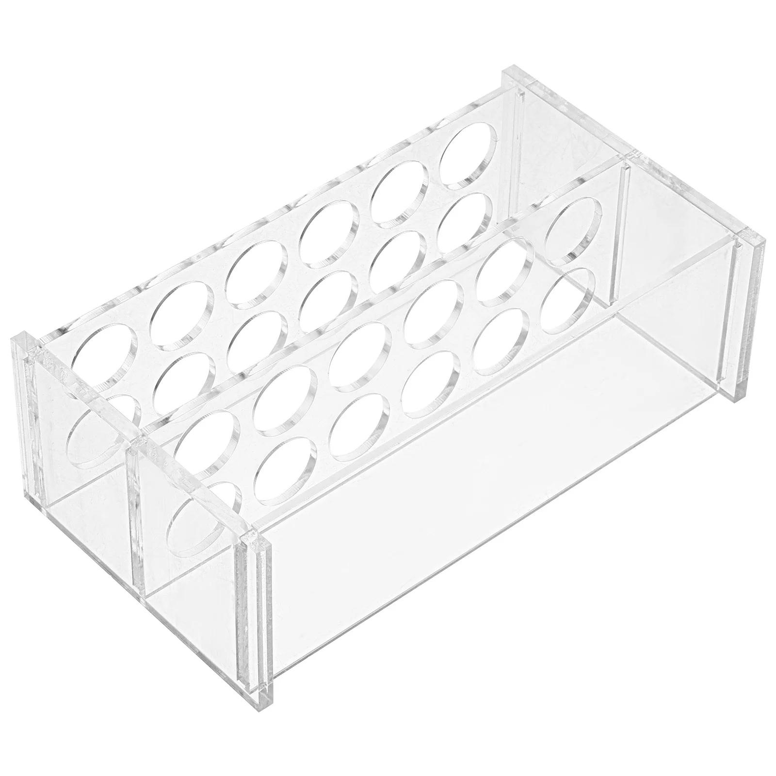 

6 Slots Test Holder Rack Sampling Tube Organizer Reusable Lab Tube Stand Durable Lightweight Storage Rack For
