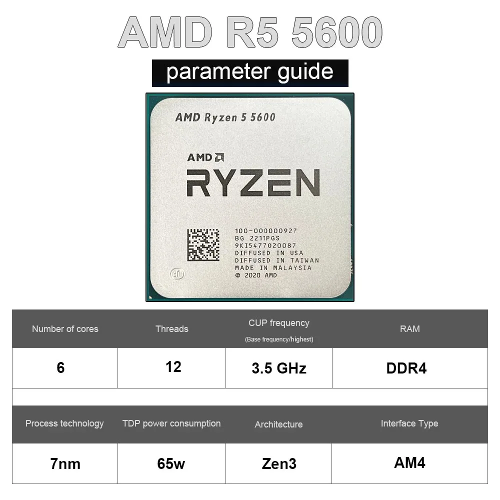 Zestaw płyt głównych MAXSUN B450 z procesorem AMD Ryzen 5 5600 2*16 GB = 32 GB dwukanałowa pamięć DDR4 obsługa płyty głównej M.2 NVME AM4 B450M