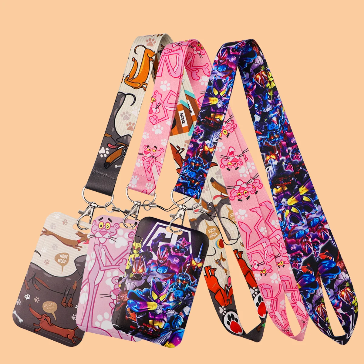 

Japanese Animation Keychain Lanyard for Keys ID Badge Holder Credit Card Neck Strap Lariat Phone Strap Keyring Gifts