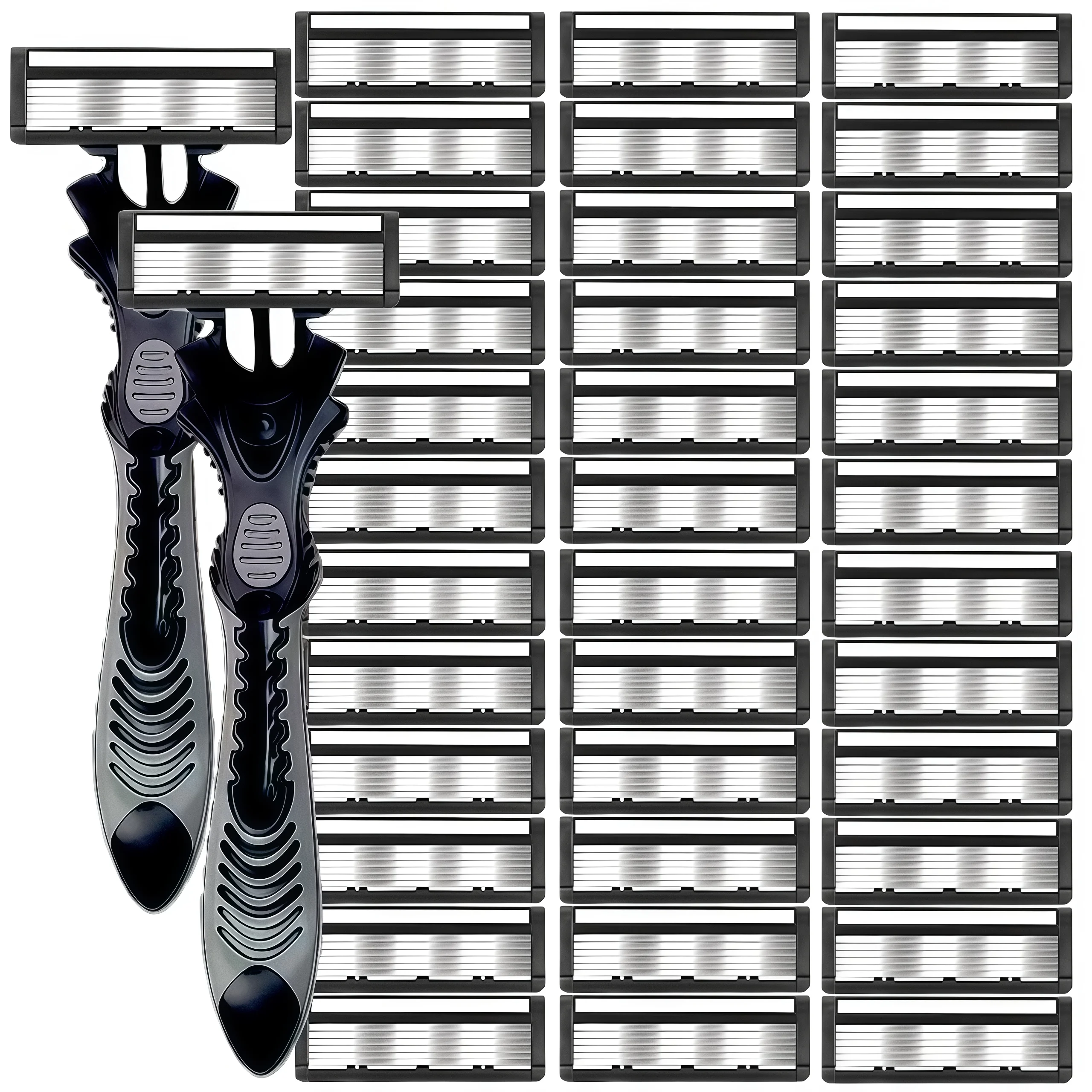 

Бритва, новый дизайн, мужская бритва для бритья, шестислойная бритва, многоразовая бритва, импортное лезвие