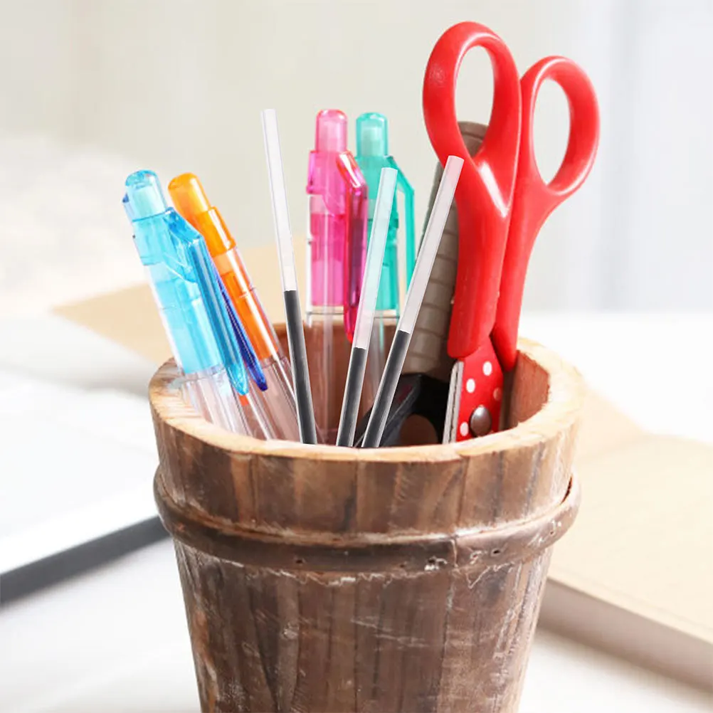 

200Pcs 0.7mm Ballpoint Pen Refills Quick-Drying Ink Replacement Smooth Writing Office Supplies Ink Refills for Pens