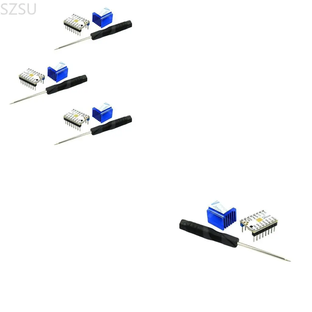 

SZSU аксессуары для 3D-принтеров TMC2208 модуль драйвера шагового двигателя радиатор шагового двигателя для аксессуаров для