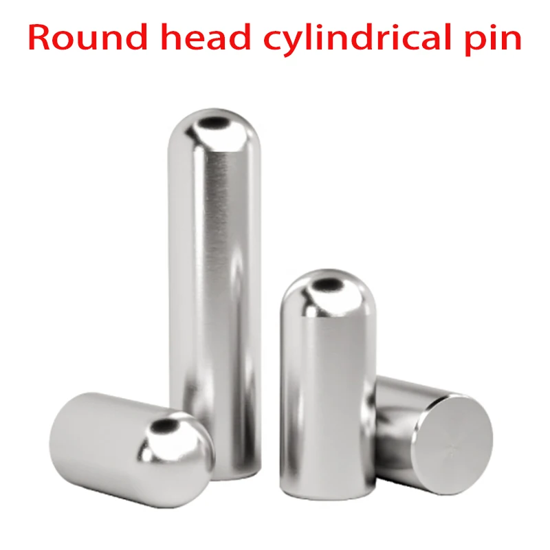 

304 stainless steel internal thread round head cylindrical positioning pin cylindrical pin internal thread M2 M2.5 M3 M4