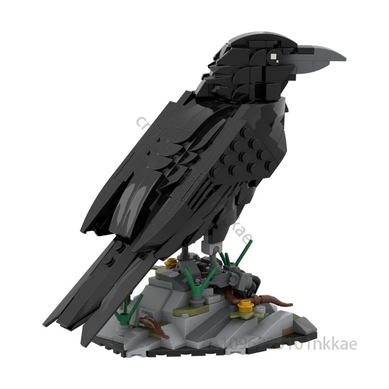 NIEUWE MOC Clever Raven bouwstenen Model Intelligente Vogels DIY Animal Series Montage Bricks Kinderen Speelgoed Verjaardag Kerstcadeaus