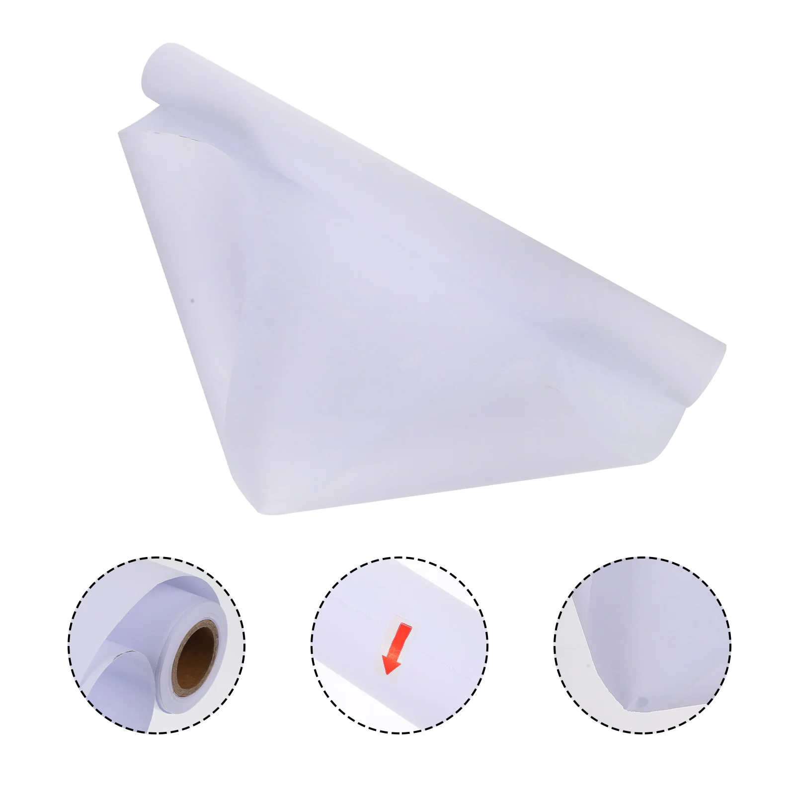 

2pcs 2 Rolls Blank Sketch Roll Premium Long Drawing Paper For Kids Painting Watercolor Craft Poster Paper