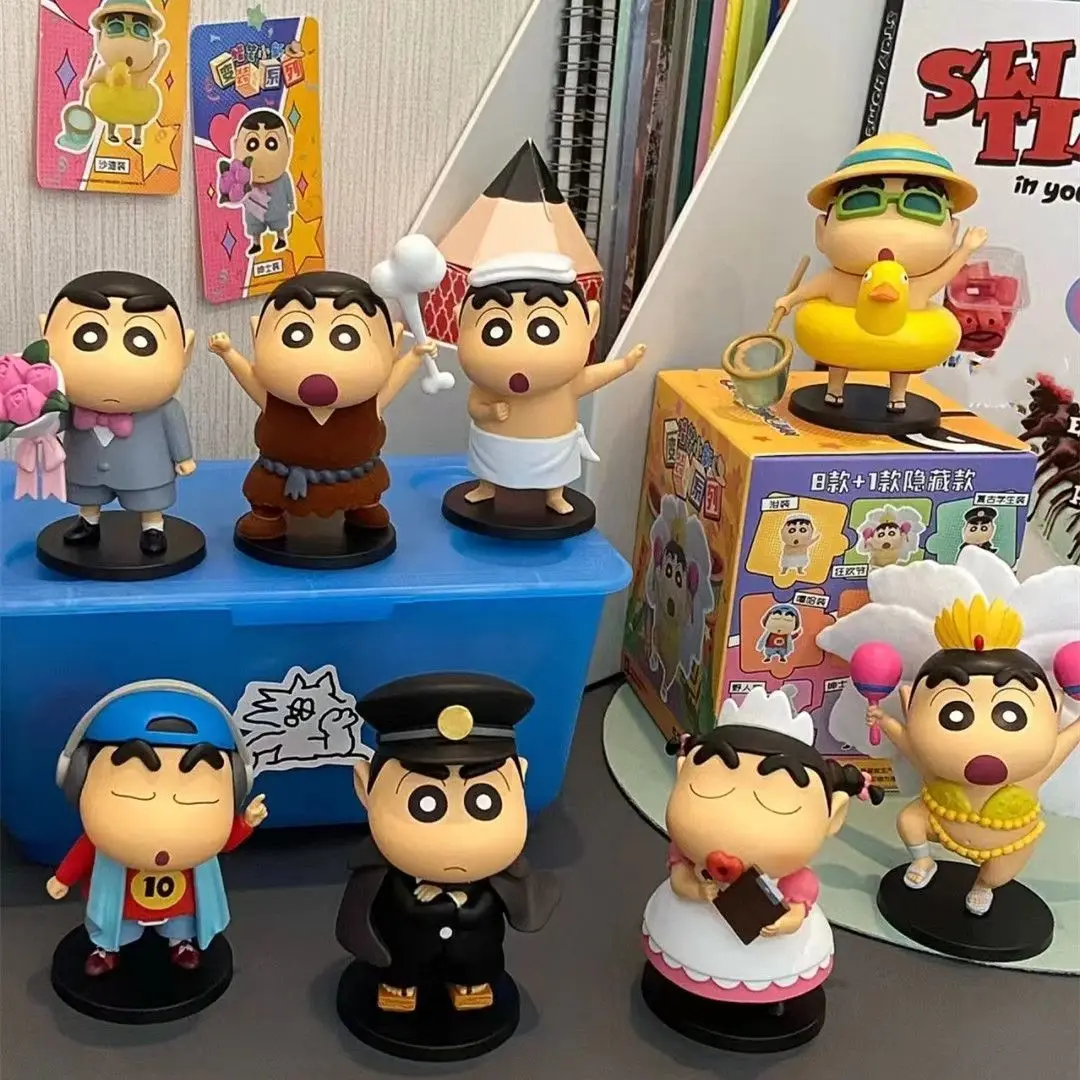 Crayon Shin chan cross dressing series blind box peripheral trendy toy figurine figurine desktop ornament decoration birthday