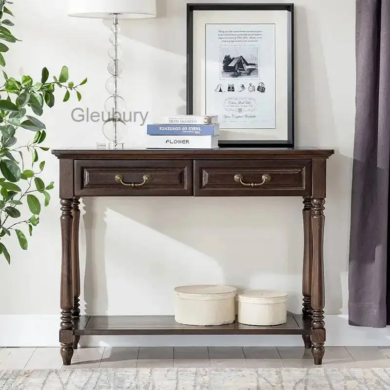 

Storage Rectangle Console Table With Drawers Roman Elegant Vintage Console Tables Provincial French Console Meuble Furniture