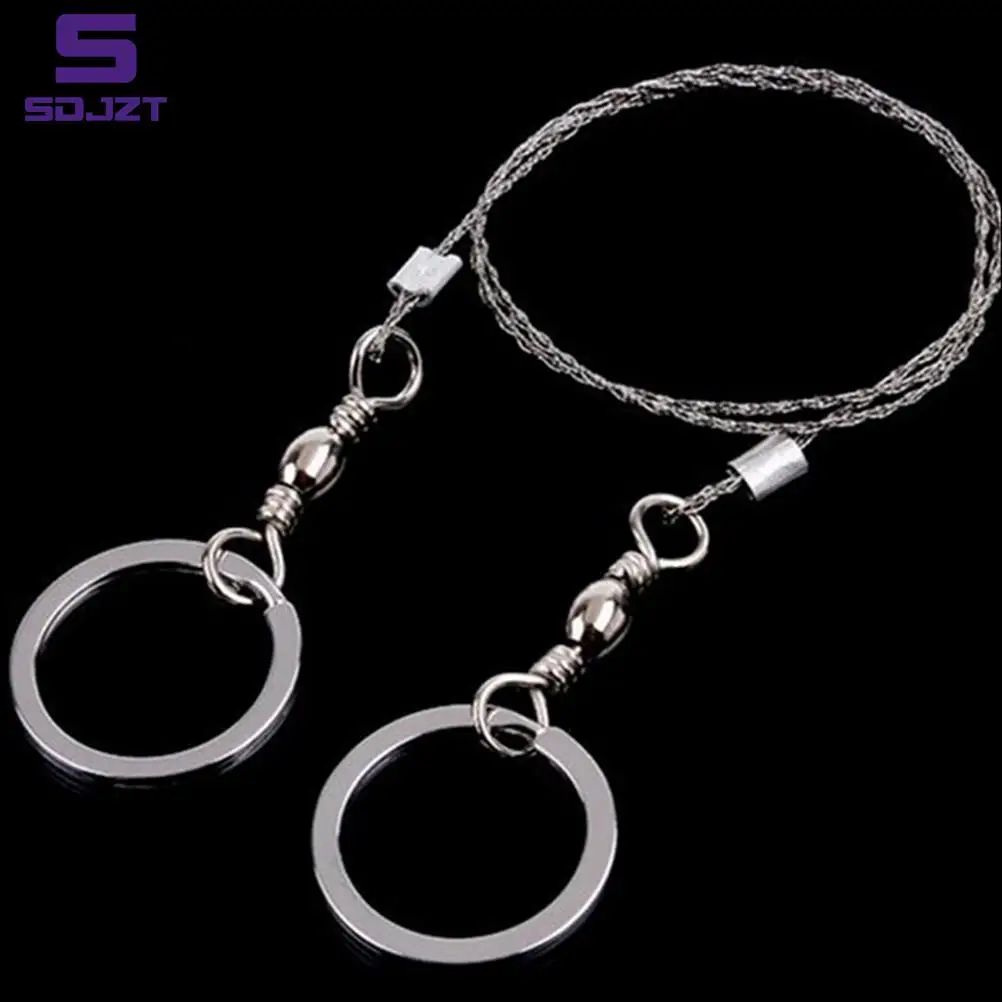 Camping Hunting Wire Saw Field Security Protective tools Stainless Wire Saw Hand Chain Saw Cutter Outdoor Emergency Fretsaw